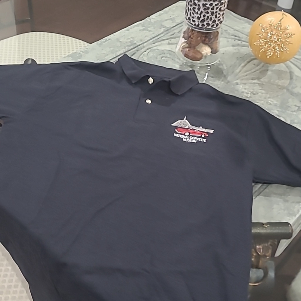 National Corvette Polo Shirt Vintage New with Tags L